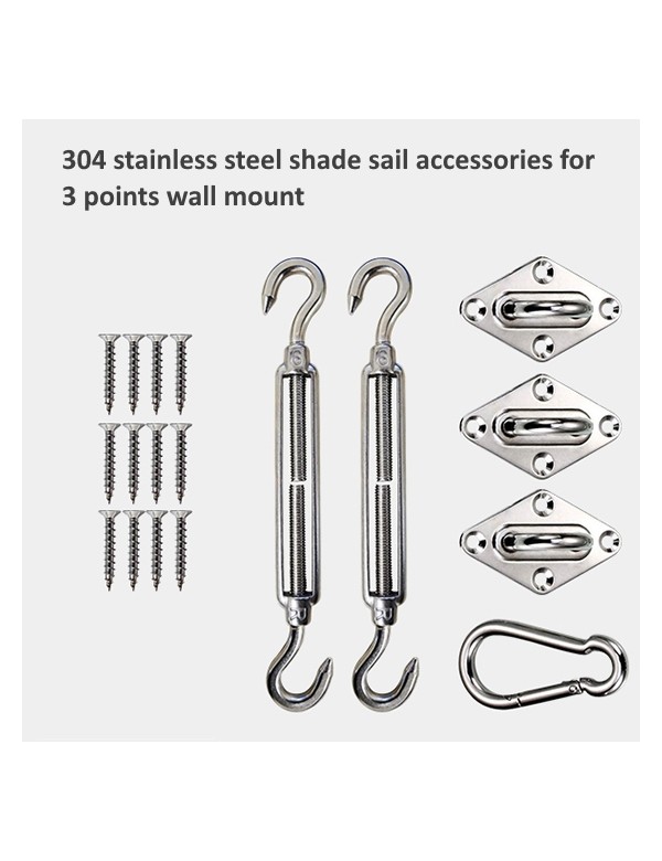Shade Sail wall mount accessories