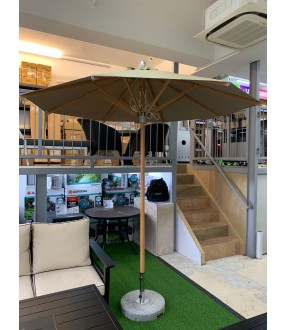 Deluxe center pole patio umbrella set