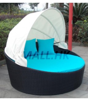 Round-Shape Daybed with Canopy