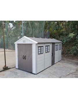 UHOME Outdoor Shed & Quadruple Room Shed G04+1