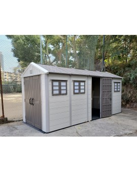 UHOME Outdoor Shed & Quadruple Room Shed G04+1