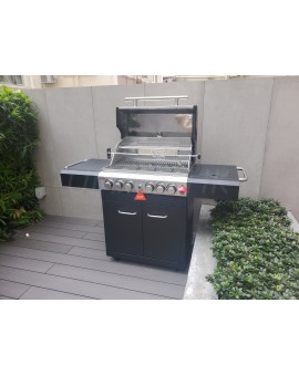 Swiss Grill A250B Arosa Series Stainless Steel Grill With 6-Piece Burner Unit