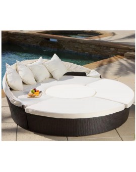 4 pieces Daybed with canopy