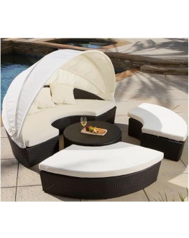 4 pieces Daybed with canopy