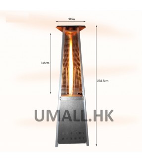 Athena Stainless Steel Flame Gas Patio Heater
