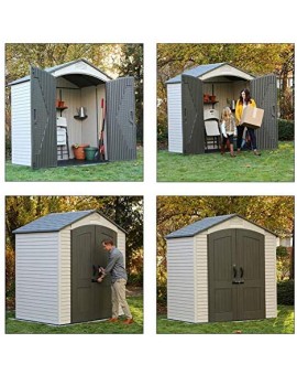 LIFETIME 7 FT. X 4.5 FT. OUTDOOR STORAGE SHED