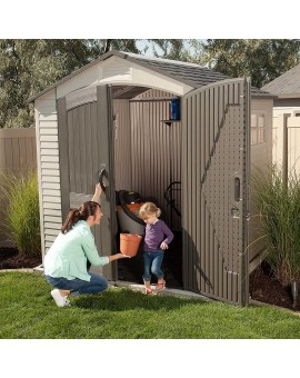Lifetime 60190 7 x 7ft OUTDOOR STORAGE SHED