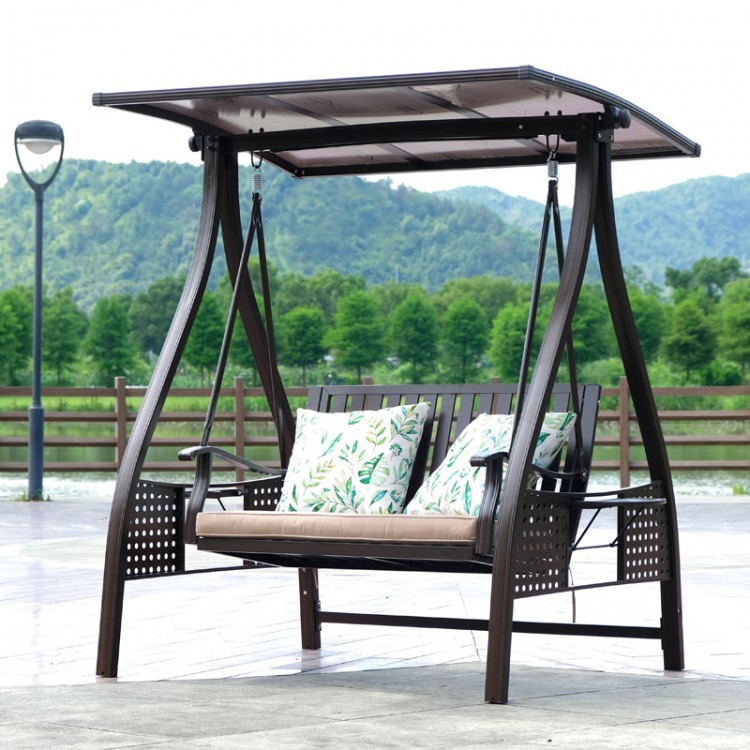 Aluminum Solar Garden Swing Chair