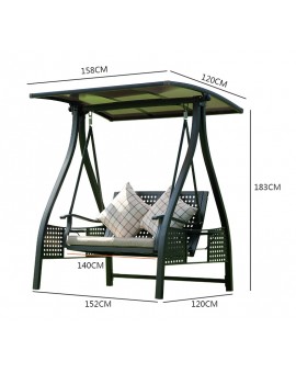 Aluminum Solar Garden Swing Chair