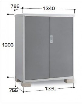 Inaba Storage Stocker BJX-137D Full Shelf