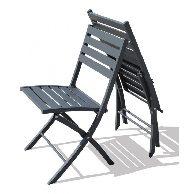 Foldable aluminum chair