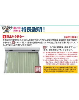 INABA FORTA STORAGE FS-1514S Full Shed