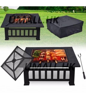 Multiple BBQ fire pit