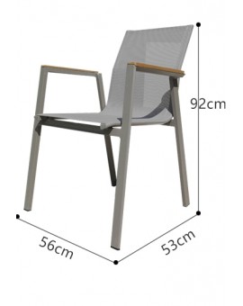 Sefton Platinum Polywood Dining Chair