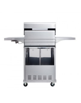 EL FEUGO STAINLESS STEEL 3+1 BBQ GRILL