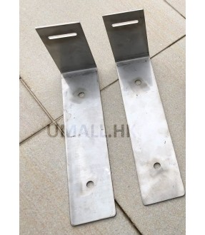 L shape floor mount stainless steel made for 2