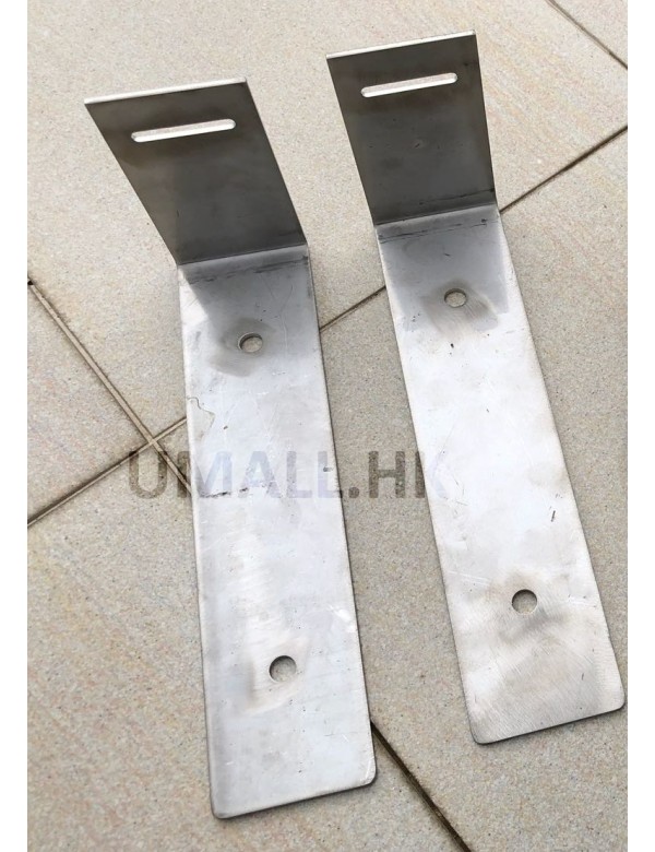 L shape floor mount stainless steel made for 2