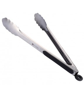 Stainless steel grill tongs