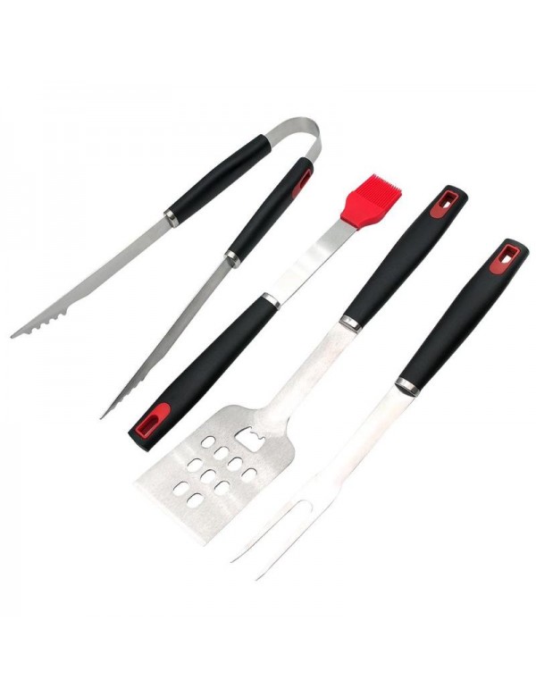 4pcs Stainless Steel Barbecue Grill Tool Set