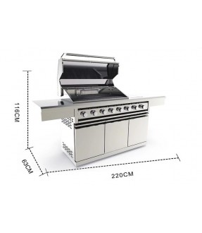 Master Grill ultimate 8 burner BBQ grill modular